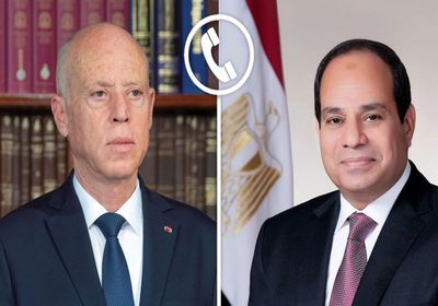 الرئيس السيسي يتلقى اتصالًا هاتفيًا من نظيره التونسي