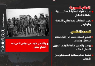 آخر تداعيات أحداث العنف في الساحل السوري (إنفوجراف)