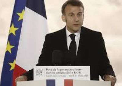 ماكرون يرحب باقتراح وقف إطلاق النار في أوكرانيا