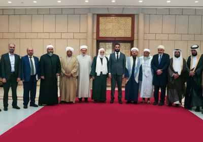 الشرع يستقبل وفدًا من الاتحاد العالمي لعلماء المسلمين