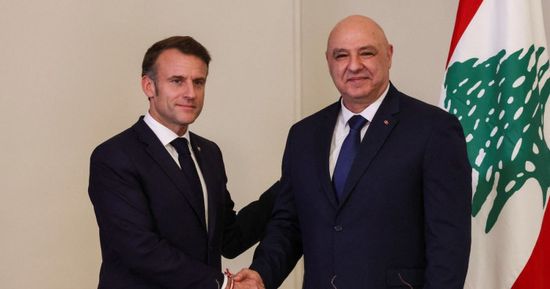 ماكرون يحدد موعد لقائه بنظيره اللبناني