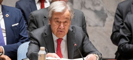 غوتيريش: الهجوم الإسرائيلي يزيد من معاناة الفلسطينيين