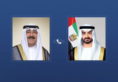 رئيس الإمارات يجرى اتصالاً هاتفياً مع أمير الكويت
