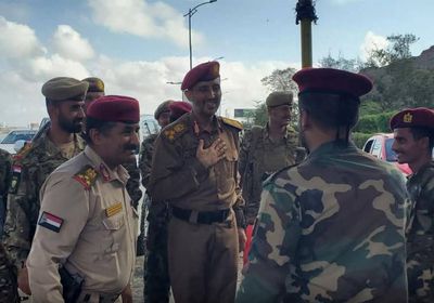 لجنة عسكرية تتفقد ألوية الحماية الرئاسية في عدن