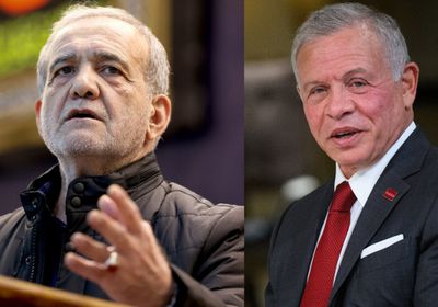 هاتفياً.. عاهل الأردن والرئيس الإيراني يبحثان التطورات بالمنطقة