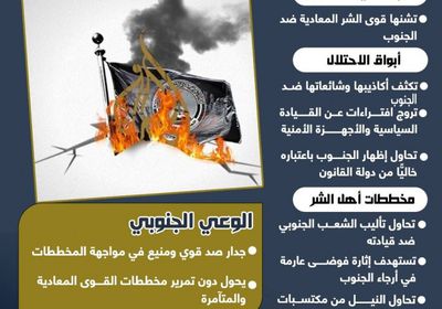 حرب الشائعات.. استهداف شيطاني لتشويه القيادة الجنوبية (إنفوجراف)