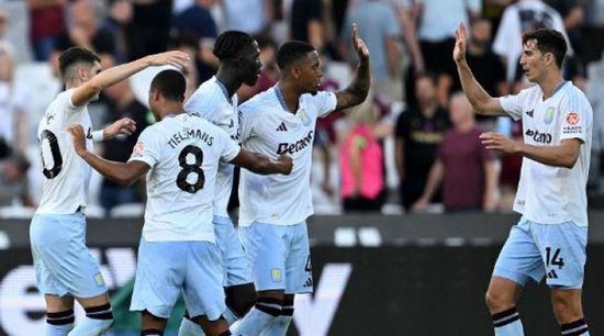 أستون فيلا يحقق فوزاً صعباً علي نوتينجهام فورست بالدوري الإنجليزي