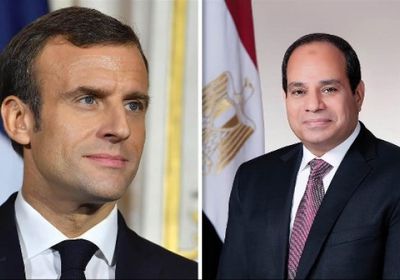 ماكرون يشكر السيسي والشعب المصري على حفاوة الاستقبال