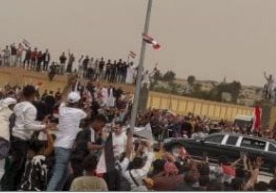 وصول الرئيس السيسى وماكرون إلى مستشفى العريش