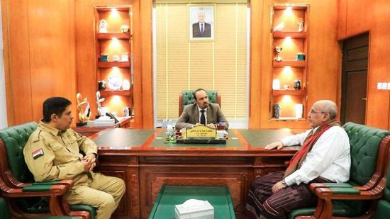 الكثيري وبن ماضي يبحثان التحديات الاقتصادية والأمنية بحضرموت