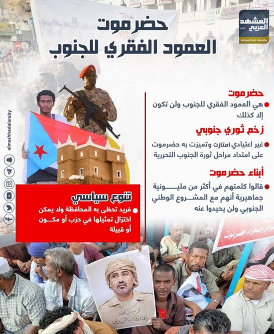 حضرموت العمود الفقري للجنوب (إنفوجراف)