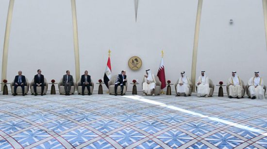 الرئيس السيسي يصل إلى قطر في مستهل جولته الخليجية