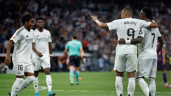 ريال مدريد يفوز على ألافيس بالدوري رغم طرد مبابي