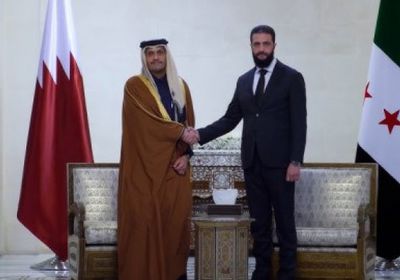 الشرع وعون في قطر في أول زيارة رسمية لهما