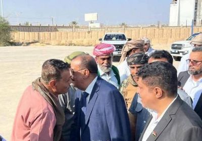 بن بريك يصل إلى المكلا قادما من أبوظبي