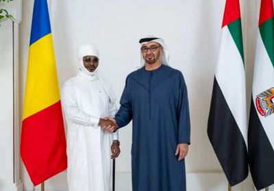 محمد بن زايد يستقبل رئيس تشاد في أبوظبي