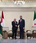 من دمشق.. الرئيس الفلسطيني: أولويتنا وقف إطلاق النار في غزة