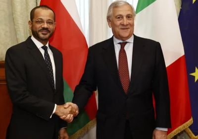 وزيرُ الخارجيّة الإيطالي يلتقي نظيره العماني في روما