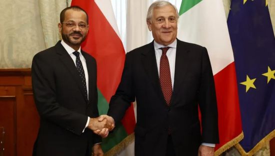 وزيرُ الخارجيّة الإيطالي يلتقي نظيره العماني في روما