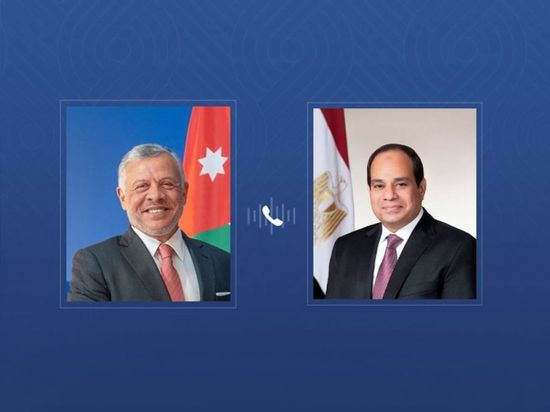 هاتفياً.. السيسي يؤكد تضامن مصر مع الأردن في مواجهة الإرهاب