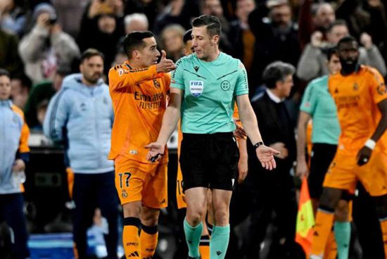 قناة ريال مدريد تهاجم حكم مباراة بلباو