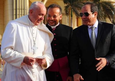 السيسي: وفاة البابا فرنسيس خسارة جسيمة للعالم أجمع