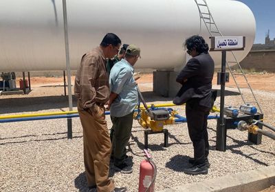 حملة ميدانية للرقابة على محطات تعبئة غاز السيارات في شبوة