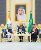 ولي العهد السعودي يلتقي رئيس وزراء الهند في قصر السلام