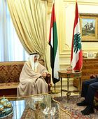 صقر غباش يلتقي رئيس البرلمان اللبناني في بيروت