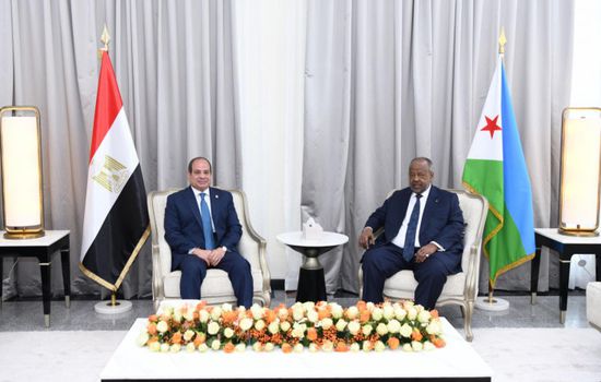السيسي: إقامة مركز لوجيستي للشركات المصرية بالمنطقة الحرة فى جيبوتي