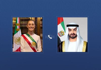هاتفياً.. رئيس الإمارات ونظيرته المكسيكة يبحثان تعزيز العلاقات الثنائية