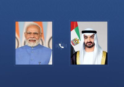 هاتفياً.. محمد بن زايد يعزي رئيس وزراء الهند في ضحايا الحادث الإرهابي