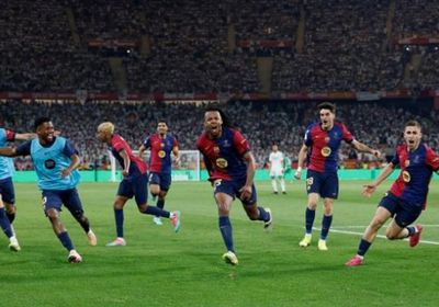 برشلونة يتوج بلقب كأس الملك الإسباني على حساب الريال