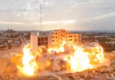 جيش الاحتلال ينسف بنايات سكنية شمال رفح