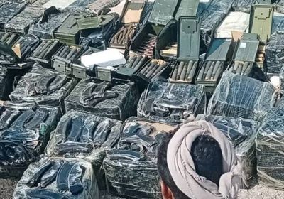 إحباط تهريب أسلحة وذخائر للحوثي بعد اشتباكات غرب لحج