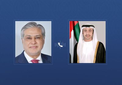 عبدالله بن زايد ووزير الخارجية الباكستاني يبحثان العلاقات الاستراتيجية بين البلدين