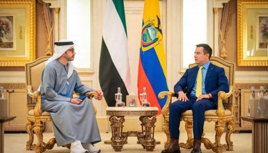 عبدالله بن زايد: الإمارات تتطلع لعلاقات تعاون متطورة مع الإكوادور