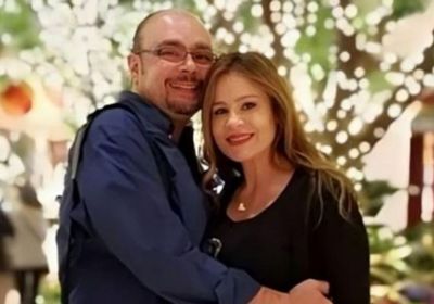 وفاة زوج كارول سماحة بعد صراع مع المرض