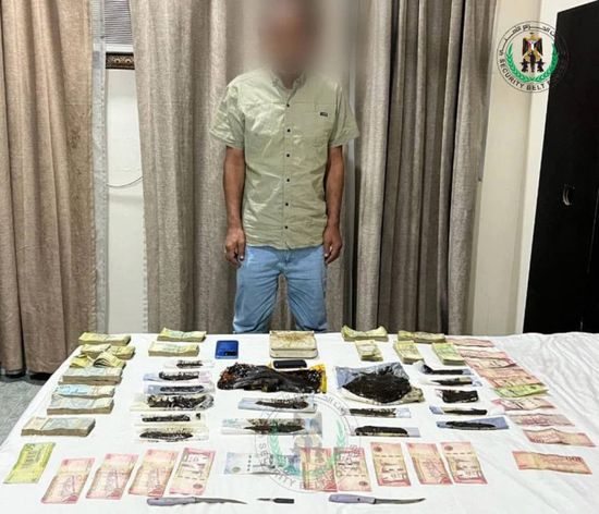 القبض على تاجر مخدرات في فندق بمديرية المنصورة