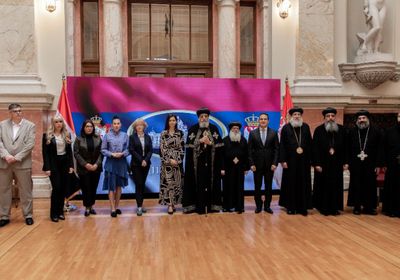 البابا تواضروس يزور البرلمان الصربي في بلجراد