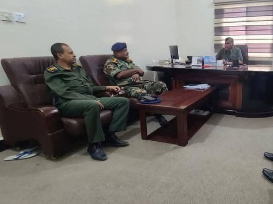 مدير أمن ساحل حضرموت يتفقد إدارة البحث الجنائي