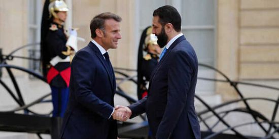 الشرع يبعث برسالة إلى ماكرون