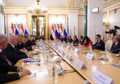 السيسي يثمن العلاقات مع روسيا المتوجة بالشراكة الشاملة