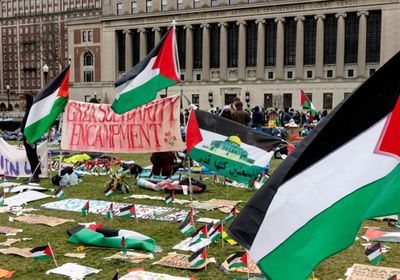 جامعة كولومبيا تعلق دراسة 56 طالبًا مؤيدًا للفلسطينيين