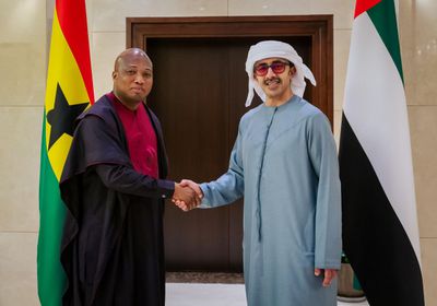 وزير الخارجية الإماراتي يستقبل نظيره الغاني في أبوظبي