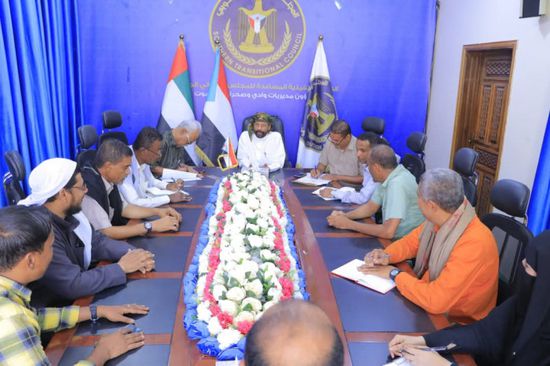 انتقالي وادي حضرموت يهنئ الرئيس الزُبيدي بذكرى تأسيس المجلس