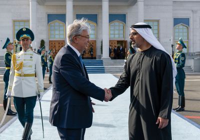 ولي عهد أبوظبي يختتم زيارته إلى كازاخستان