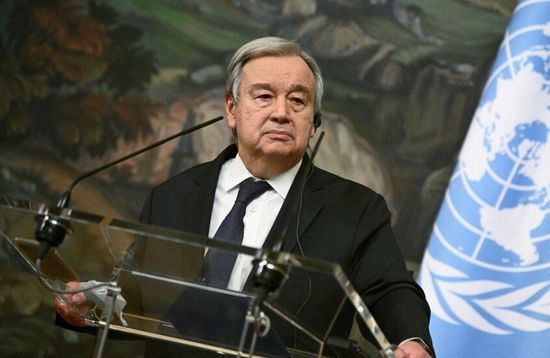 غوتيريش يؤكد استعداد الأمم المتحدة لدعم أي مفاوضات سلام