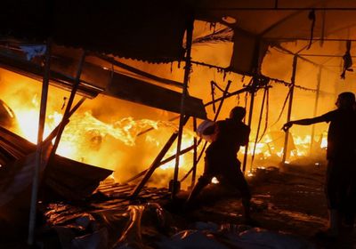 قتلى وجرحى في قصف خيام النازحين بالمواصي