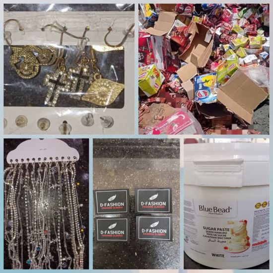 رفض مواد غذائية تحتوي على ملون محظور في ميناء عدن